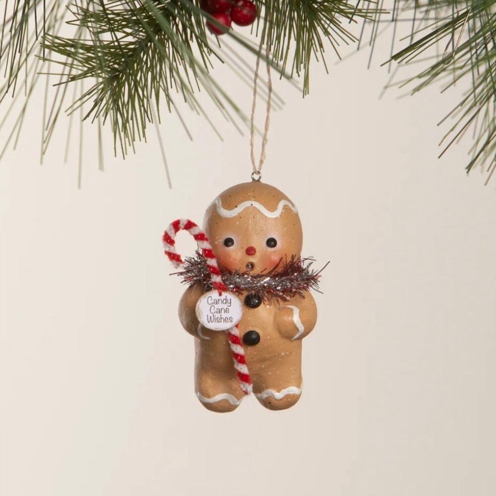 Bethany Lowe Gingerbread Boy Christmas Ornament MA4074 NEW